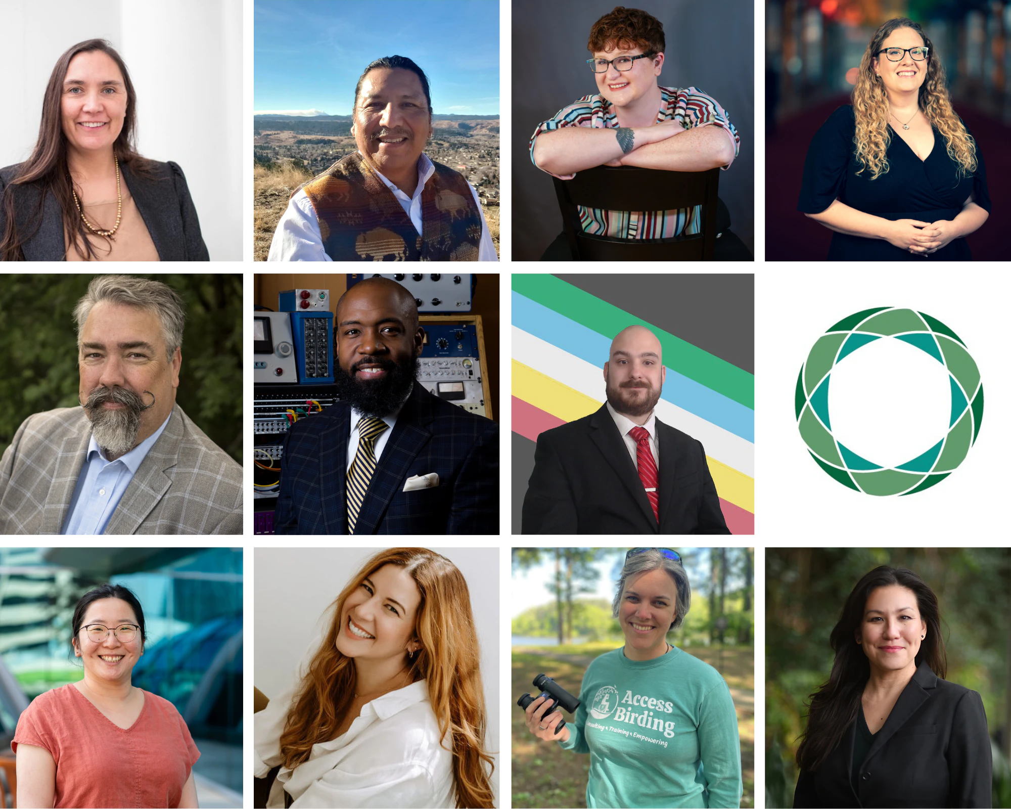 Collage with images of all the Green Thread Collective Consultants.